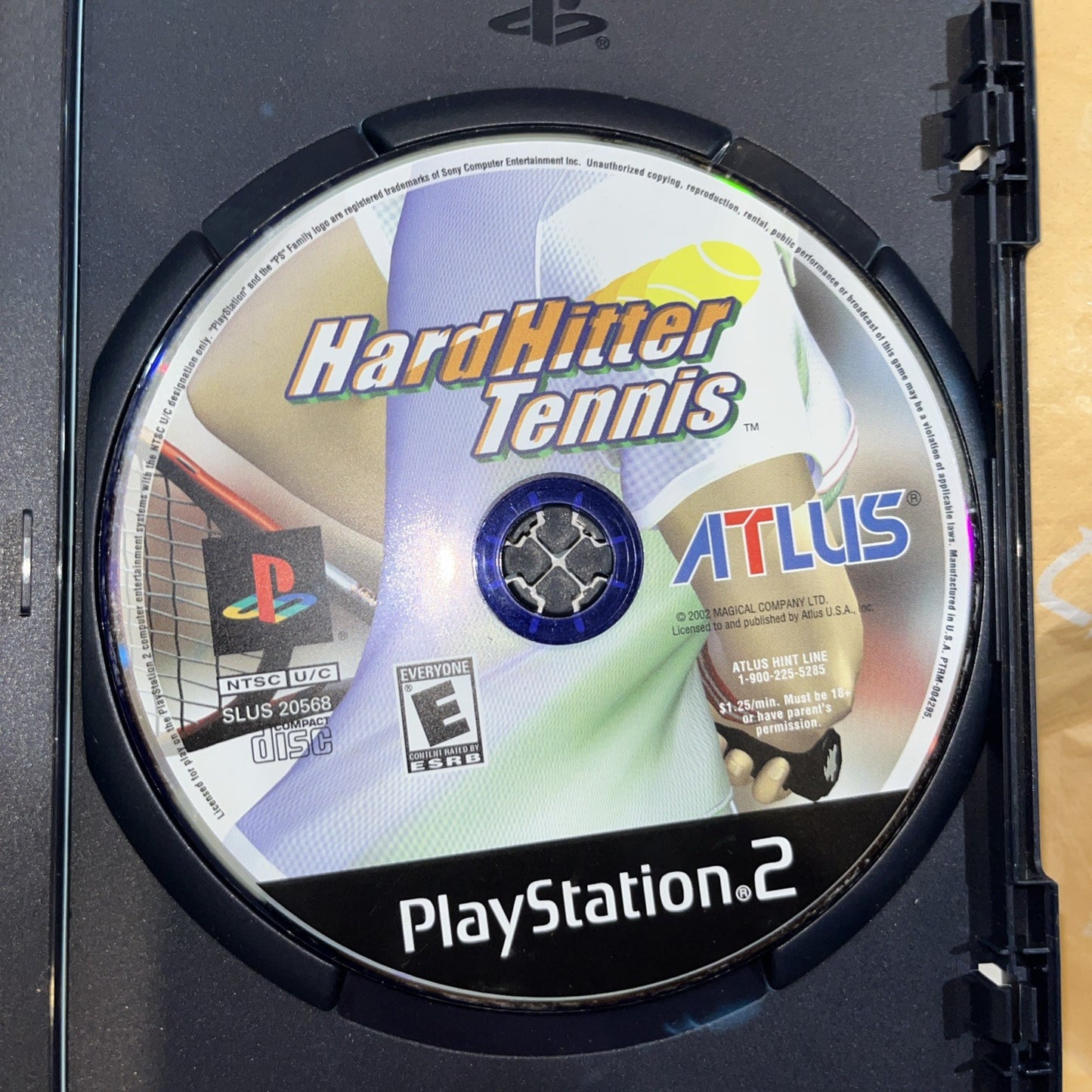 Hard Hitter Tennis 2 (PS2)  Tested. W/Manual And Reg Card. Original Case.
