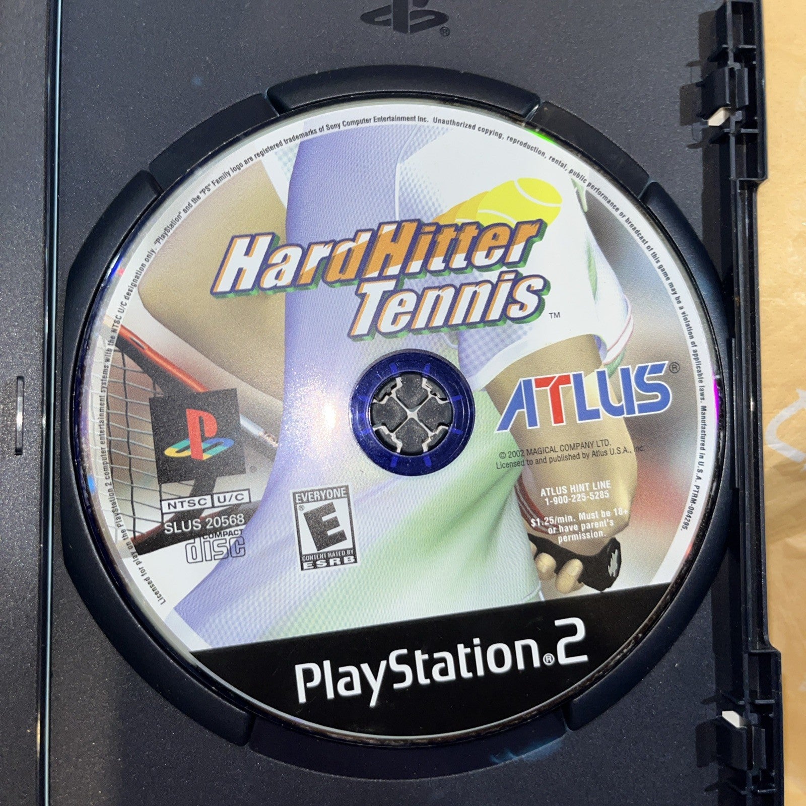 Hard Hitter Tennis 2 (PS2)  Tested. W/Manual And Reg Card. Original Case.