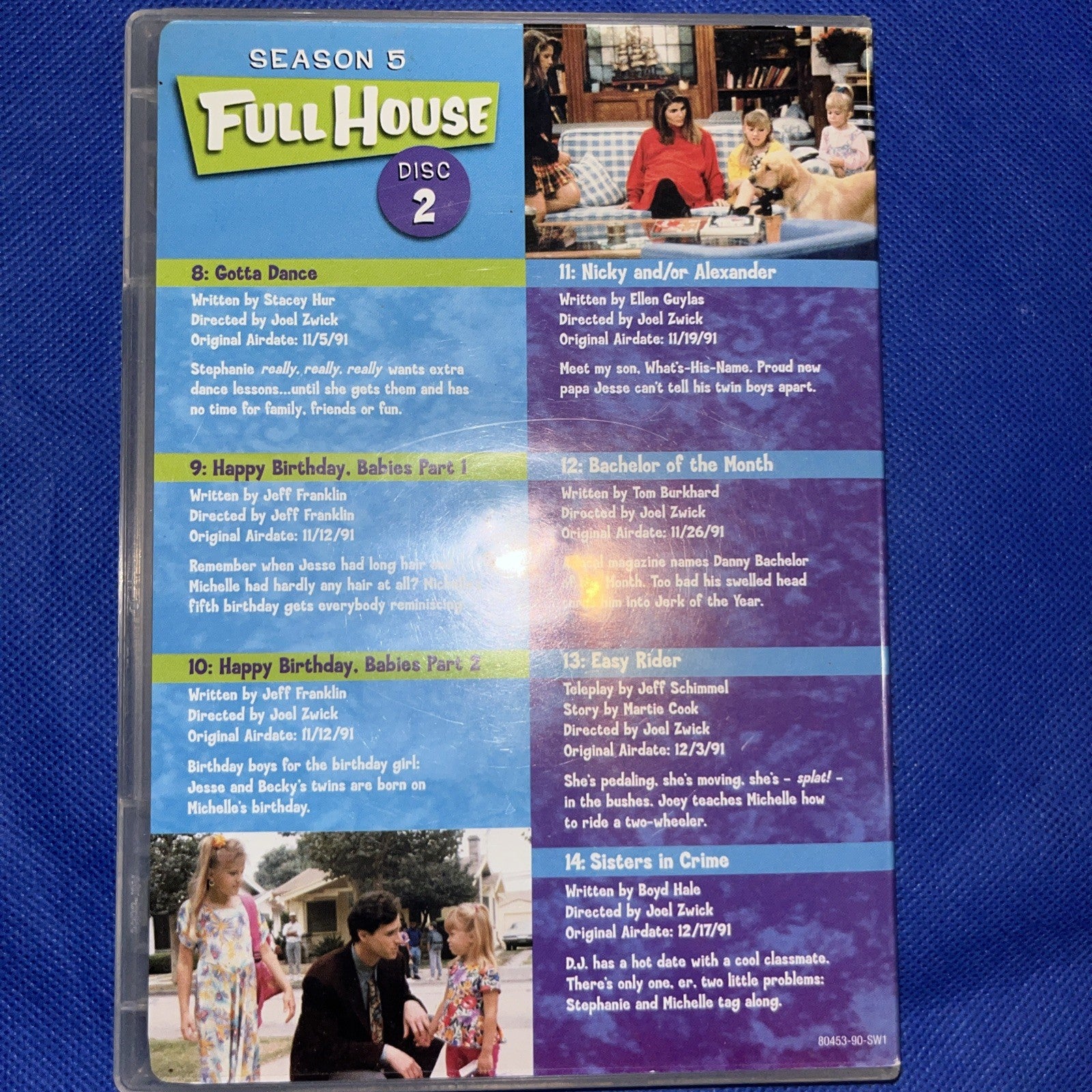 Full House: the Complete Fifth Season (DVD, 1991) Missing Outer Case