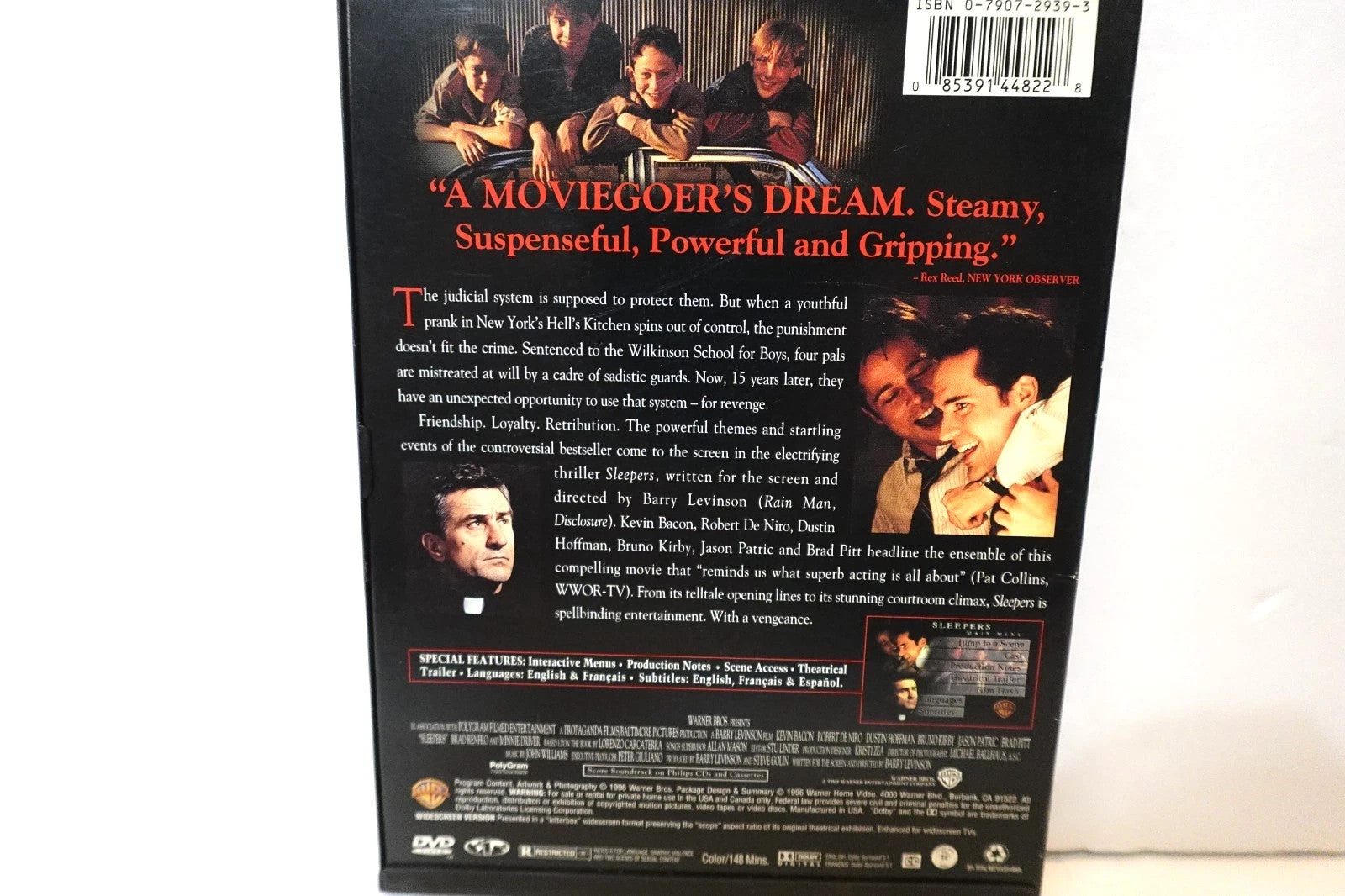 Sleepers (DVD) Snapcase double sided