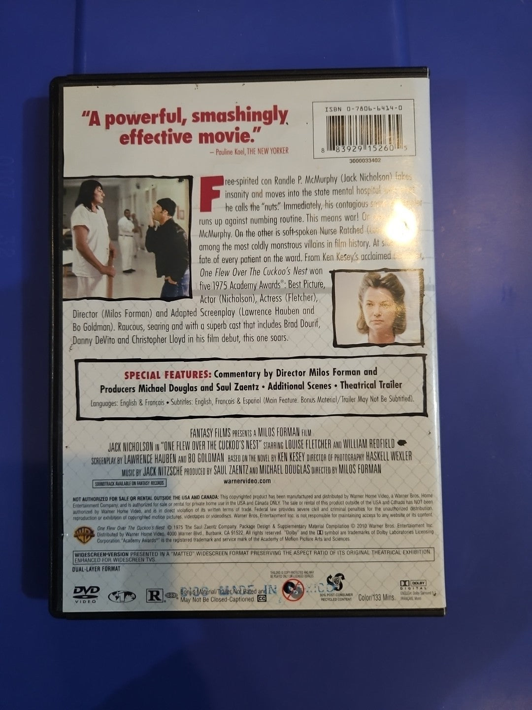 One Flew Over The Cuckoo's Nest (DVD)