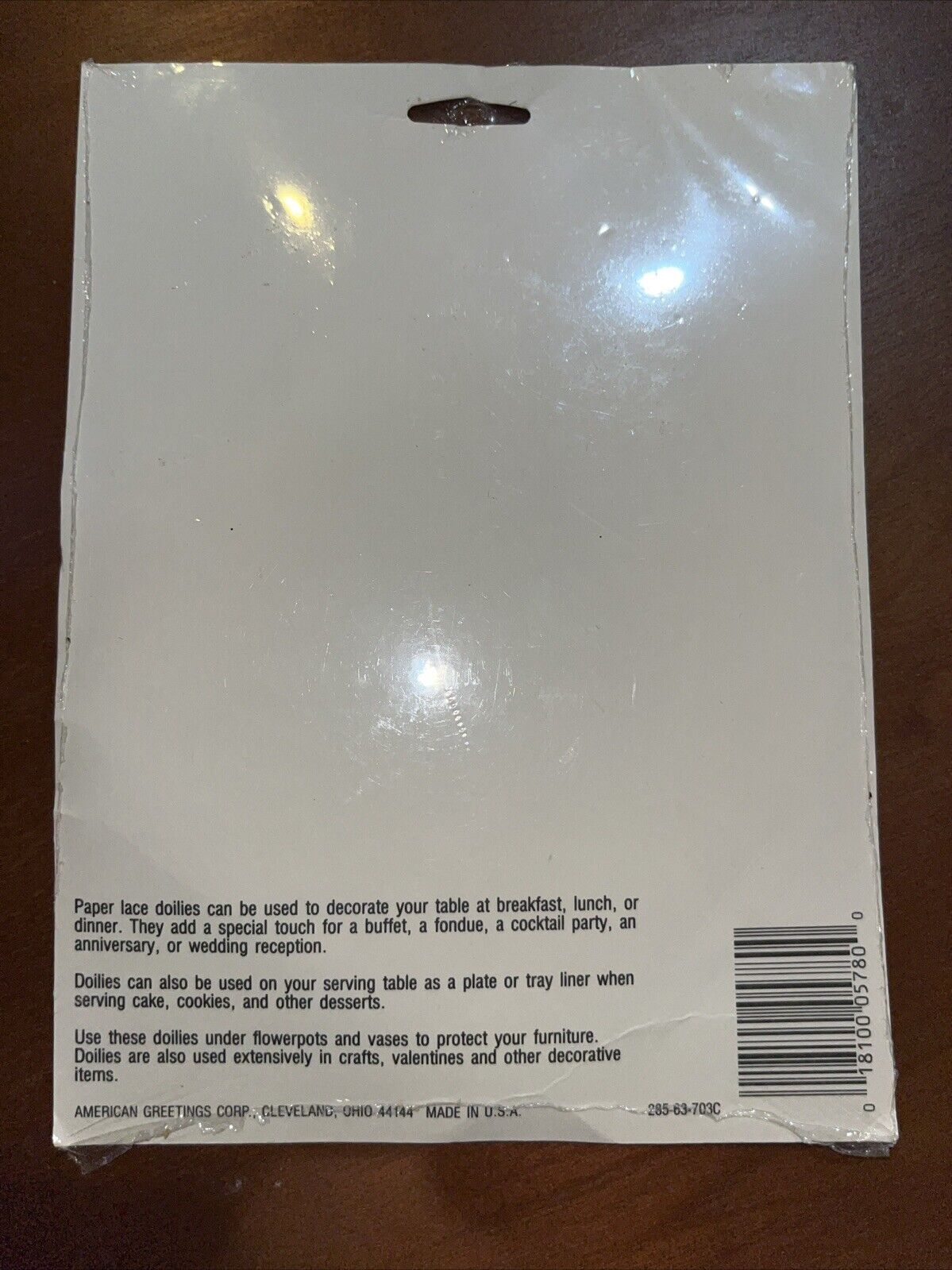 American Greetings Paper Lace Doilies 20 Count 6” Diameter