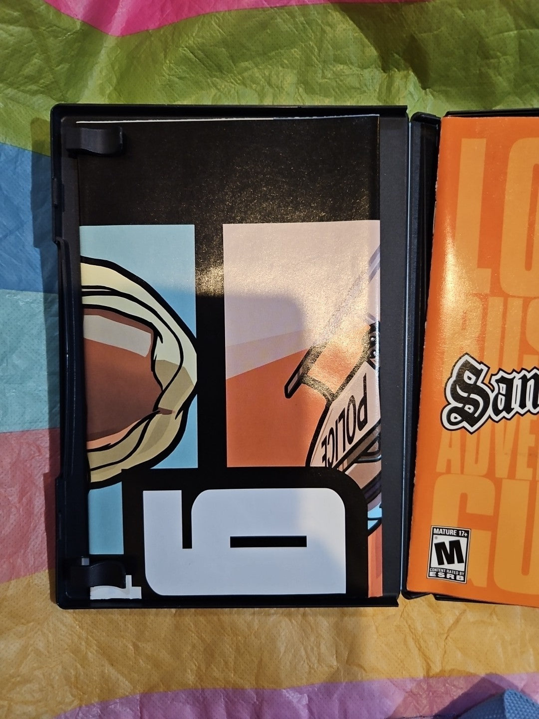 Grand Theft Auto: San Andreas (PS2) Mint. W/ Manual + Poster. Tested. New Case