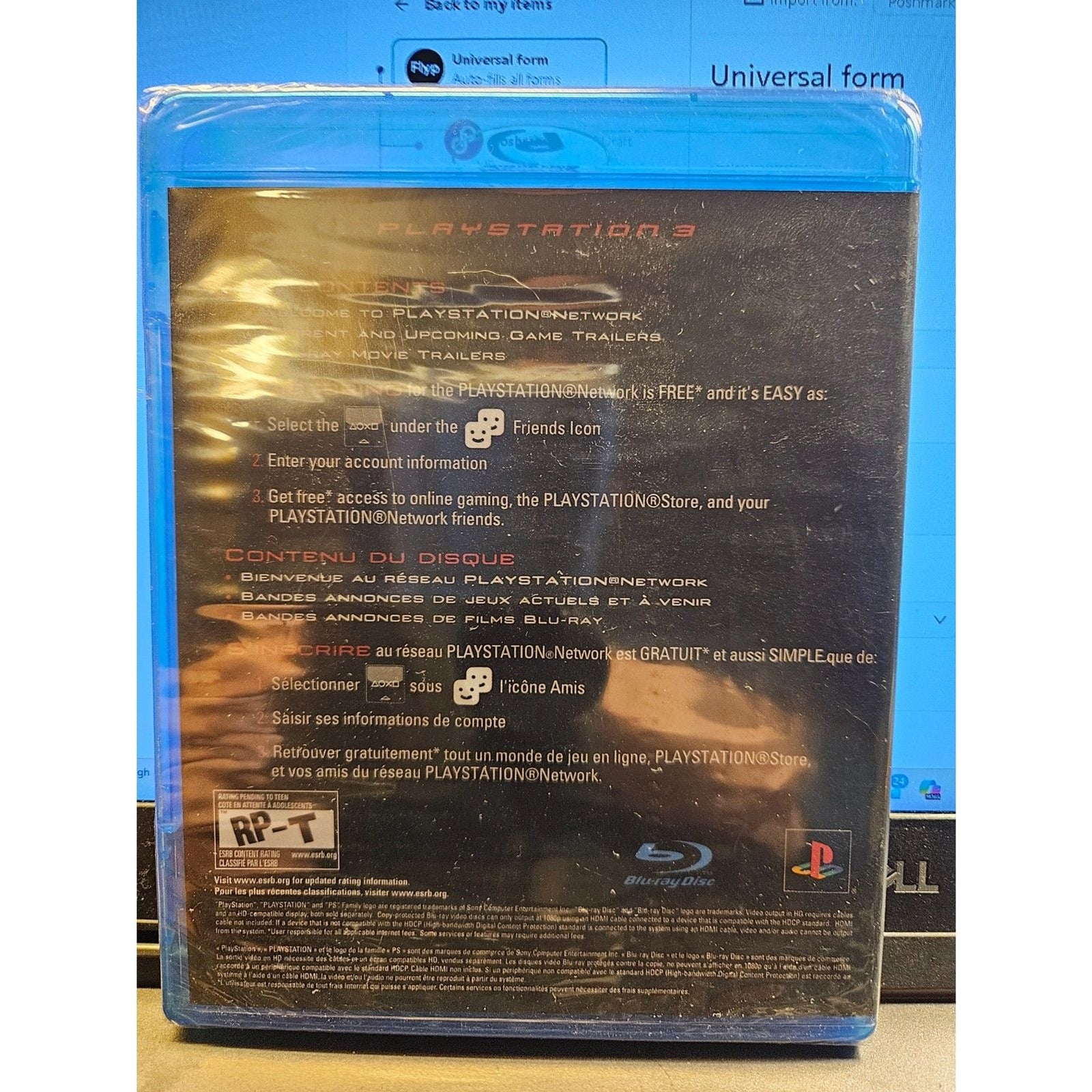 Welcome to the Playstation 3 and Playstation Network (Bluray) Factory Sealed