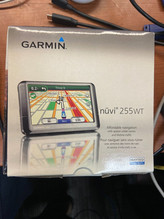 Garmin Nuvi 255W 4.3" GPS Navi Bundle 32GB Data/Charger + Mount & Box 2022 Maps