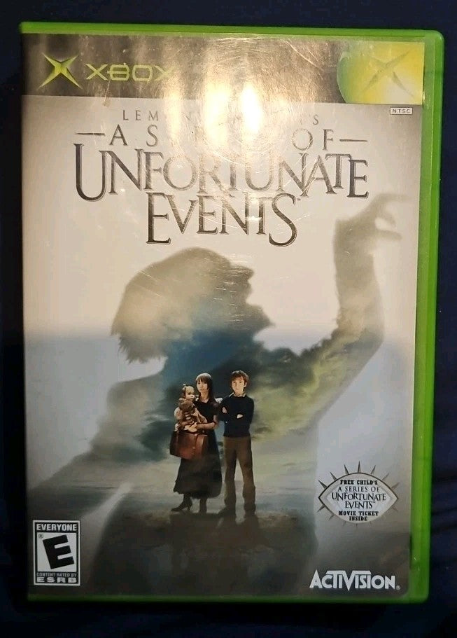 Lemony Snicket's A Series of Unfortunate Events (Xbox) Tested. No Scraches