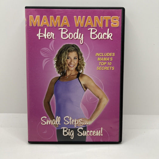MAMA WANTS Her Body Back DVD Small Steps Big Success! Weight Loss ~ NEW, SEALED