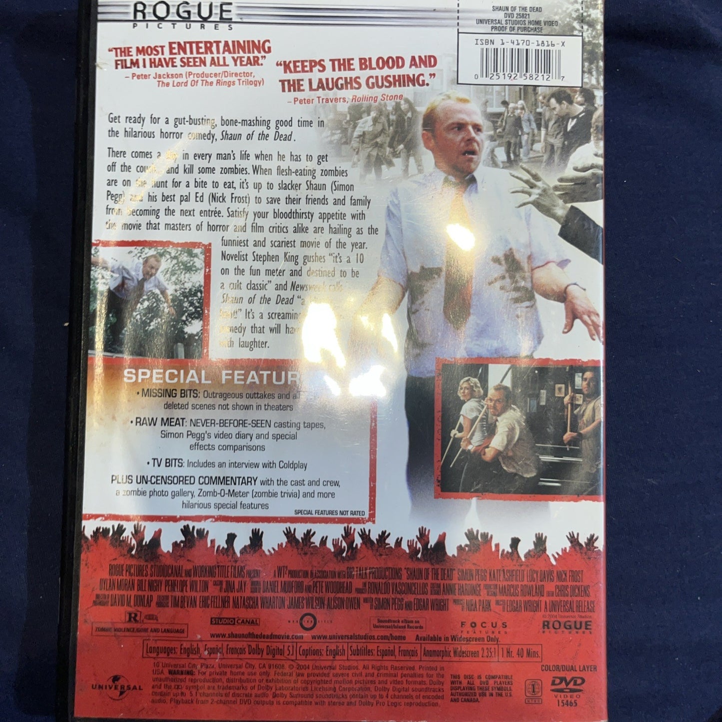 Shaun of the Dead (DVD, 2004) Sealed