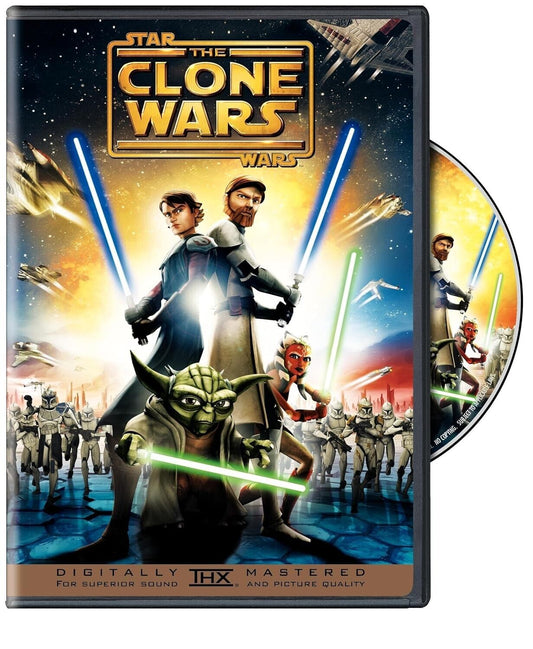 Star Wars: The Clone Wars (DVD, 2008)
