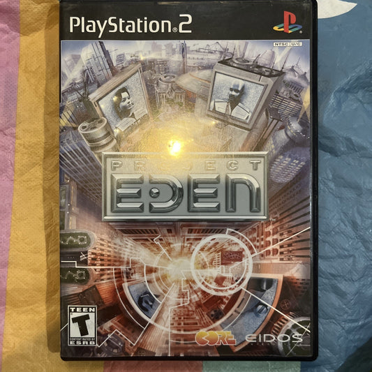 Project Eden (PS2) Tested. Manual + Reg Card. Original Case