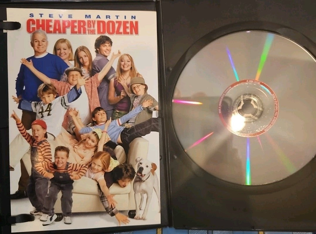 Cheaper by the Dozen (DVD, 2003) Tested slim case cropped artwork.