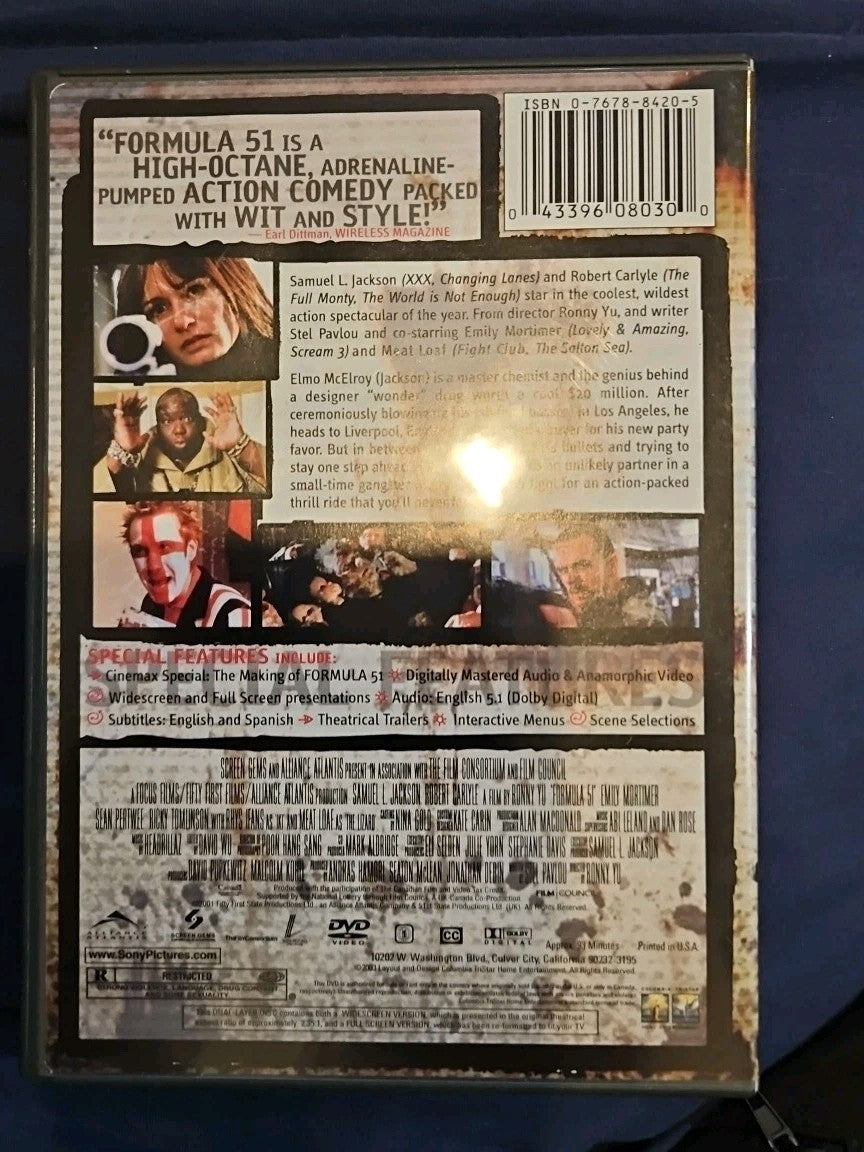 Formula 51 (DVD, 2002)