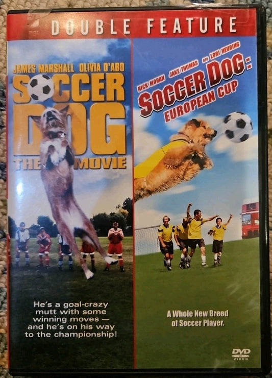 Soccer Dog/Soccer Dog 2: European Cup (DVD, 2-Disc Set) New Sealed