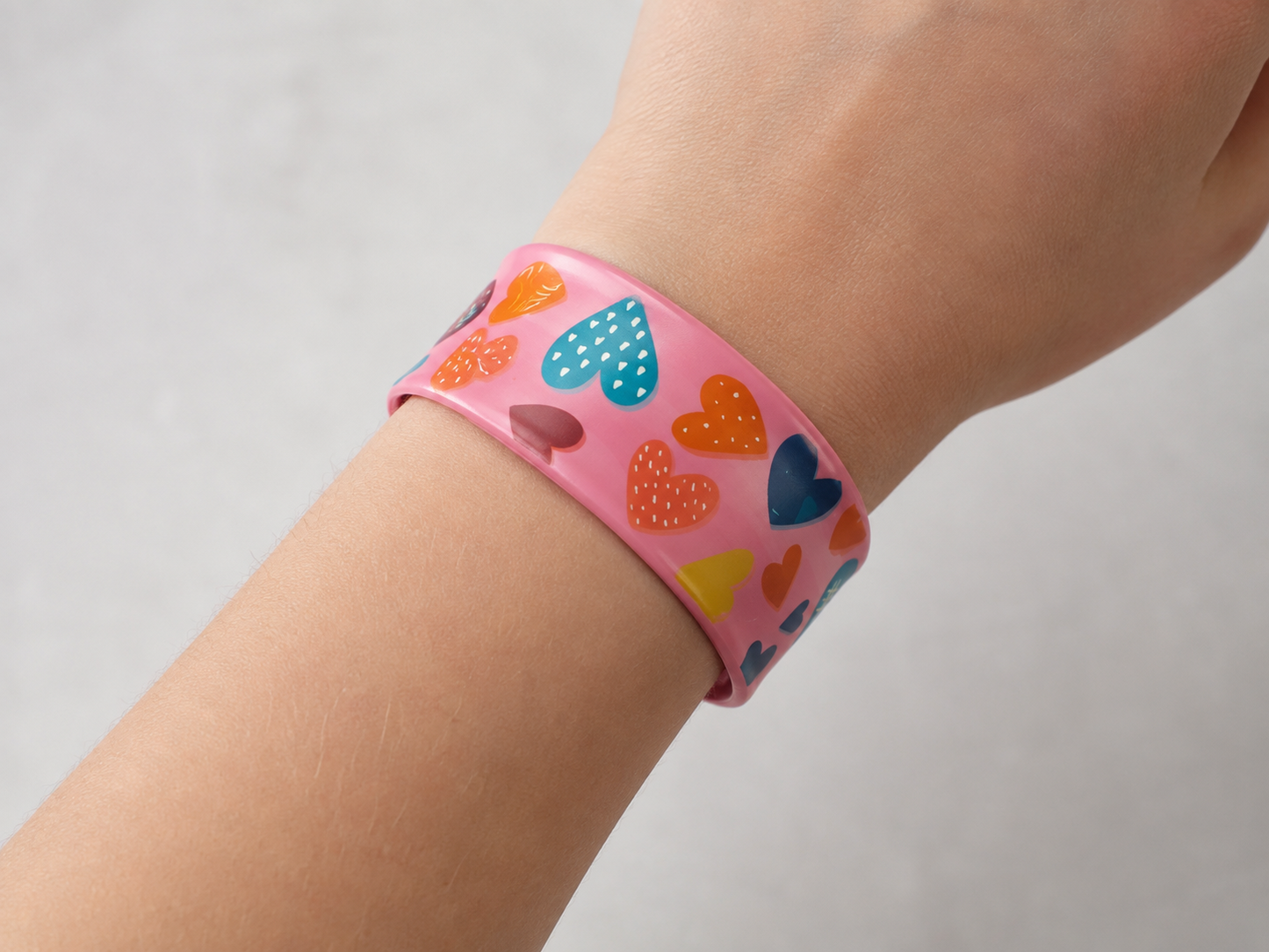 Slap Band Slap Bracelet  Vinyl Coated