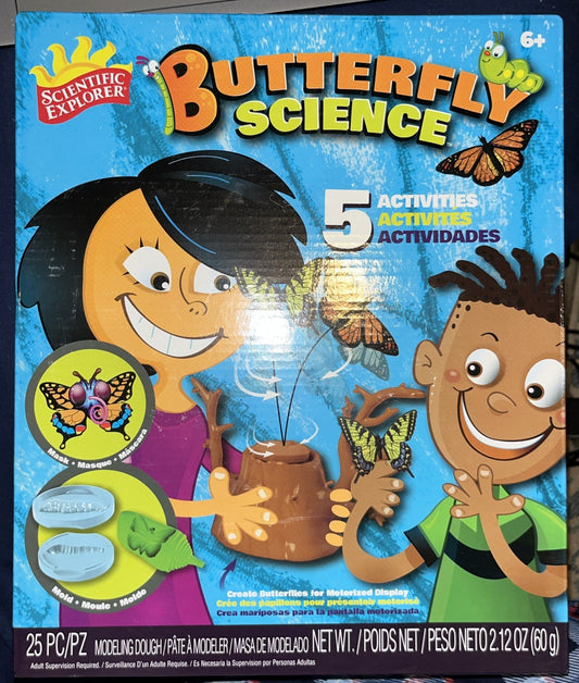 Scientific Explorer Butterfly Science Kit 5 Educational Activities 25 Pieces!