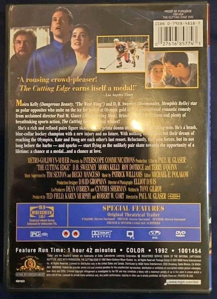 The Cutting Edge (DVD, 2001, Contemporary Classics)