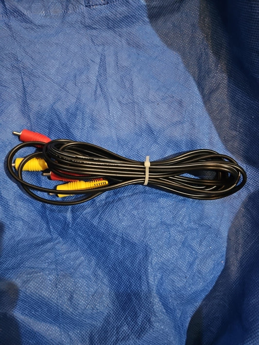 6ft Red/Yellow RCA Male To Male Audio/Video Cable