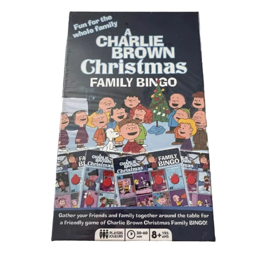 A Charlie Brown Christmas Family Bingo - Brand New Sealed