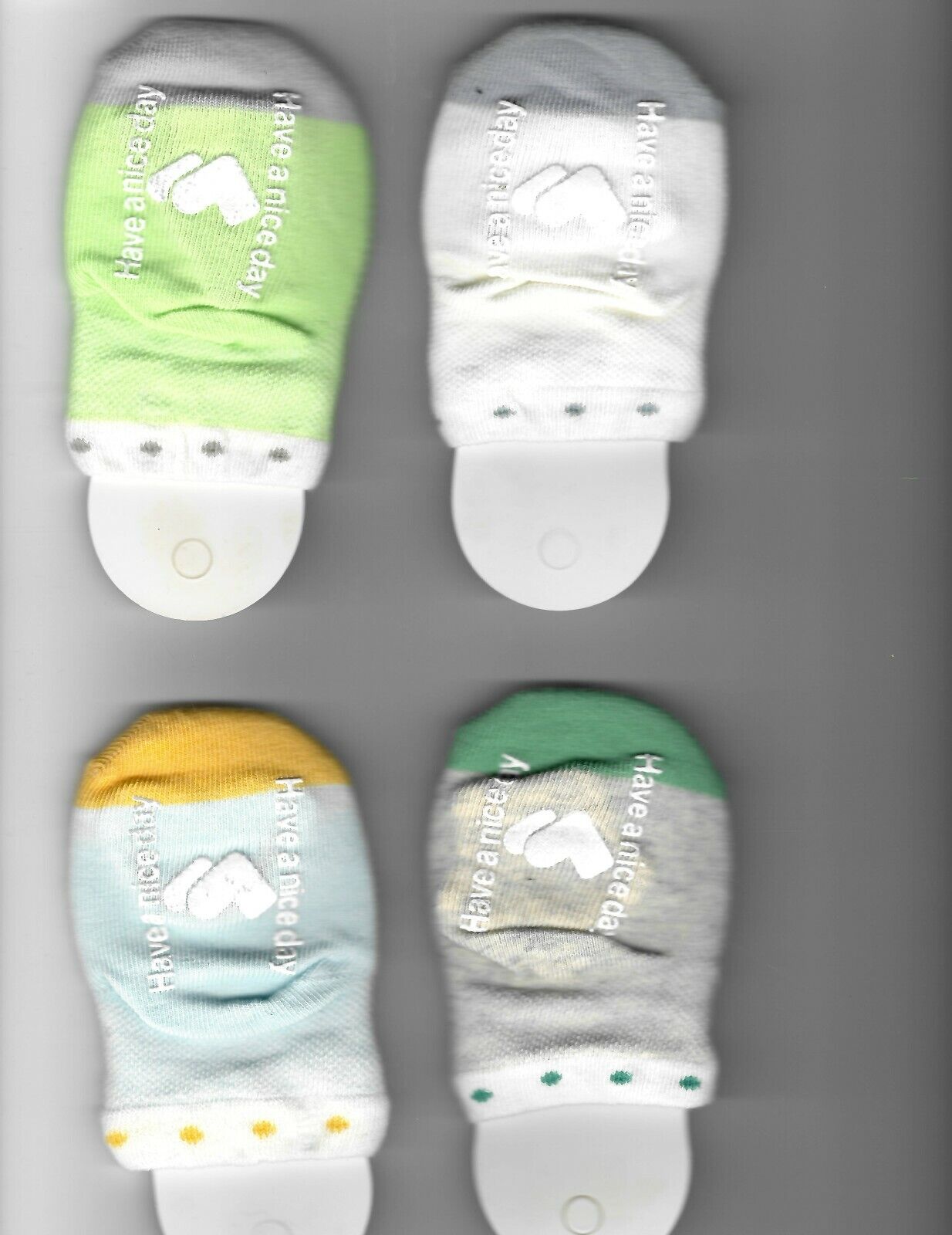 Wow Baby Show 4 Pair Socks for Infant - New - Character Footy Booties