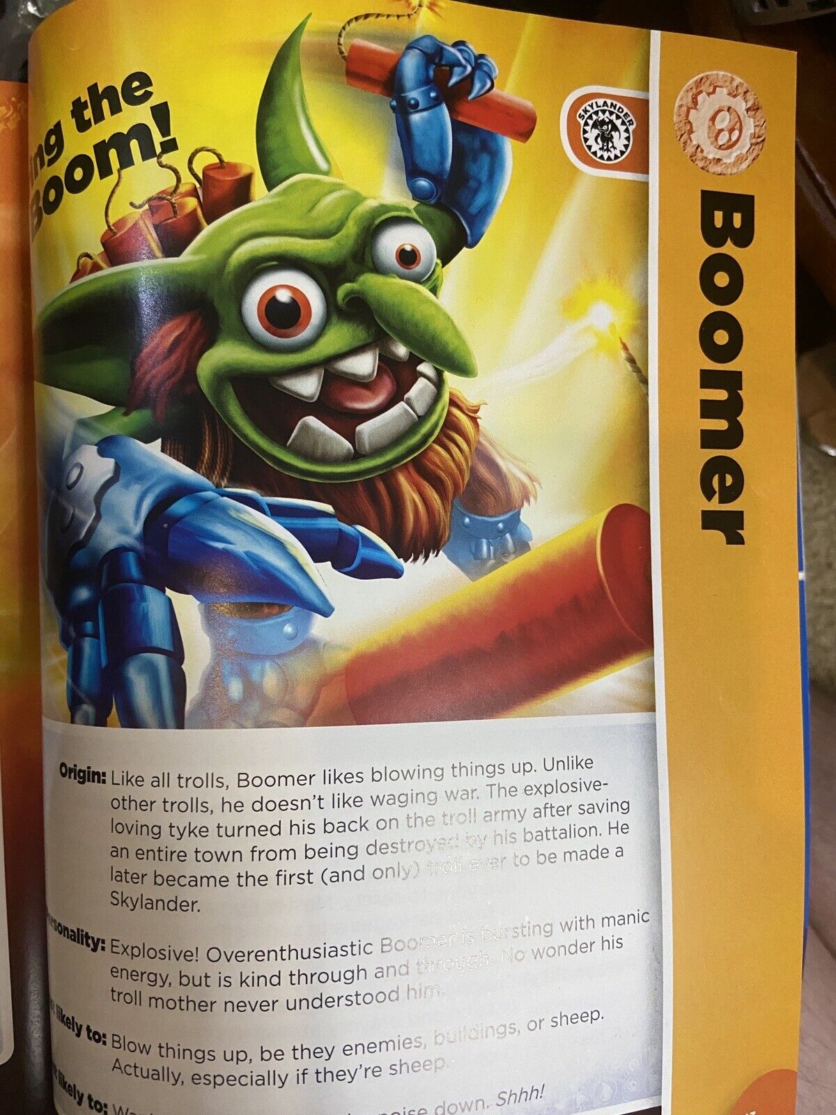 Skylanders Boomer