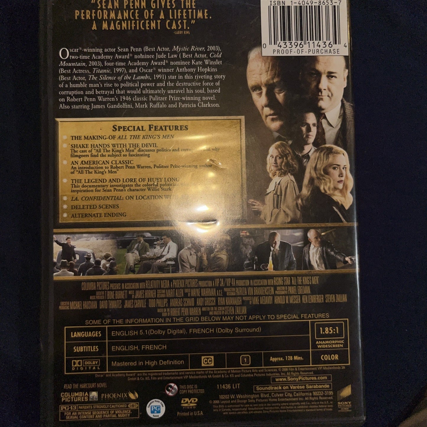 All the King's Men (DVD, 2006) Sealed