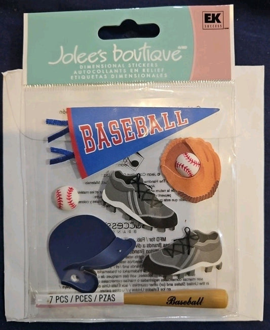 Jolees Baseball Scrapbooking Stickers