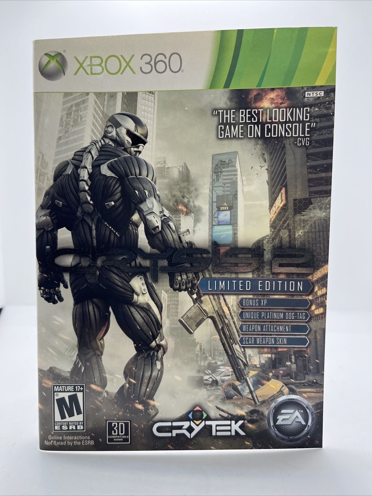 Crysis 2 -- Nano Edition (Microsoft Xbox 360, 2011)