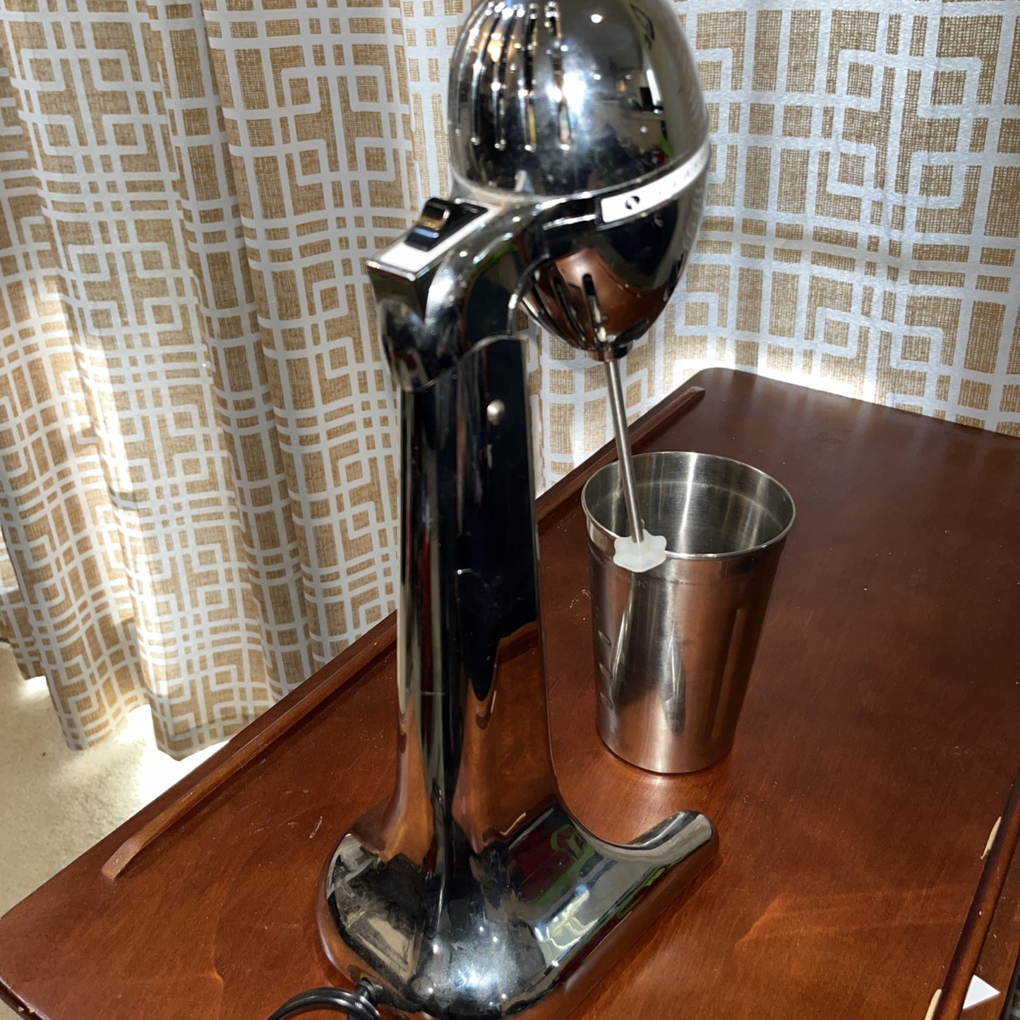 Hamilton Beach Classic Drink Master Chrome Countertop Shake Mixer. Tested