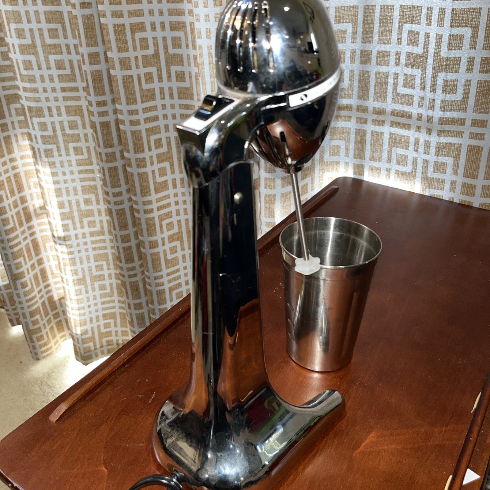 Hamilton Beach Classic Drink Master Chrome Countertop Shake Mixer. Tested