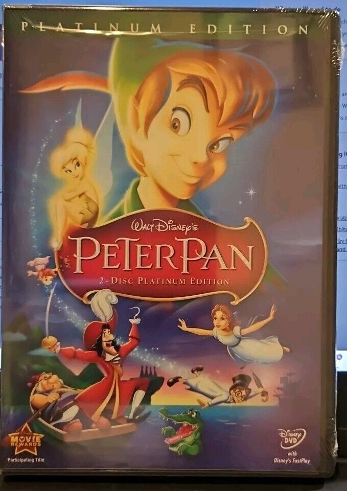 Peter Pan (DVD, 2007, 2-Disc Set, Platinum Edition)