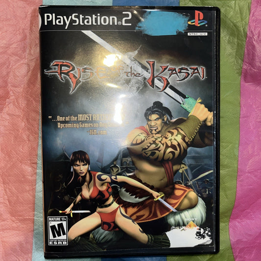 Rise of the Kasai (PS2)  Tested. Manual. Former Rental. New Case