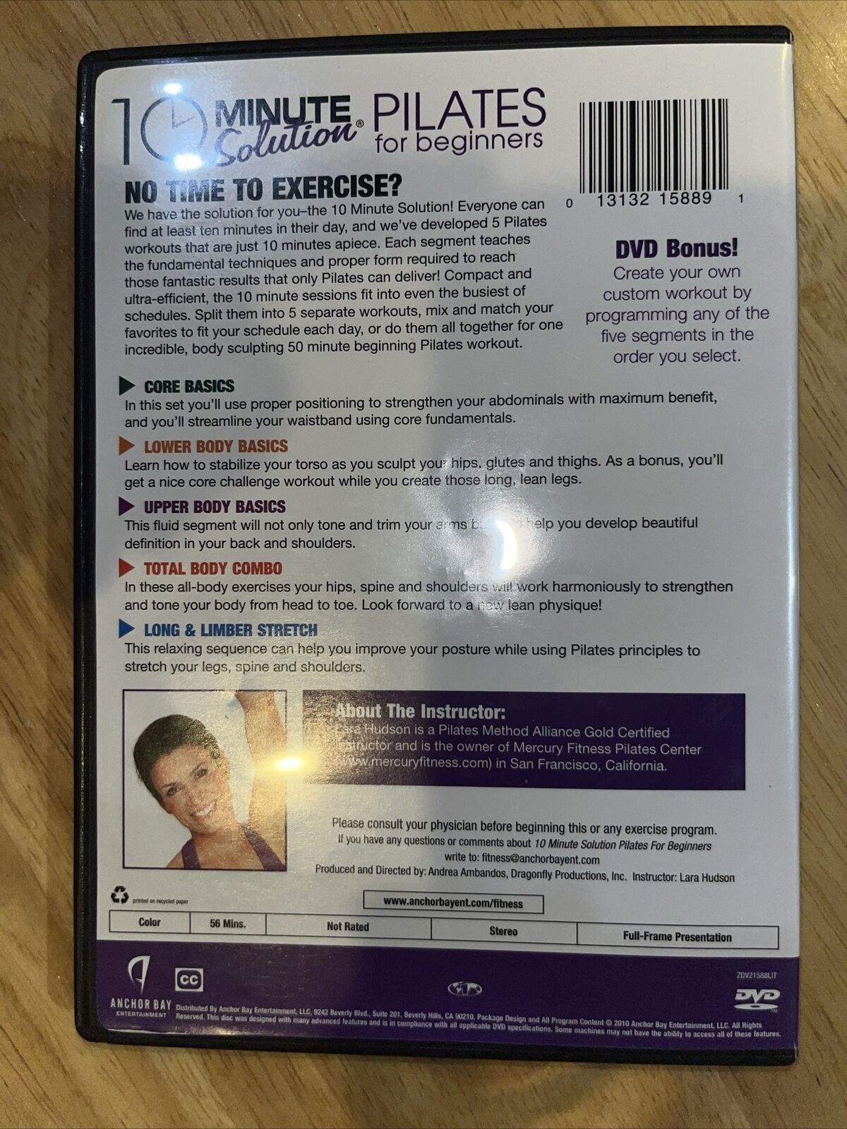 10 min. Solution: Pilates for Beginners (DVD)