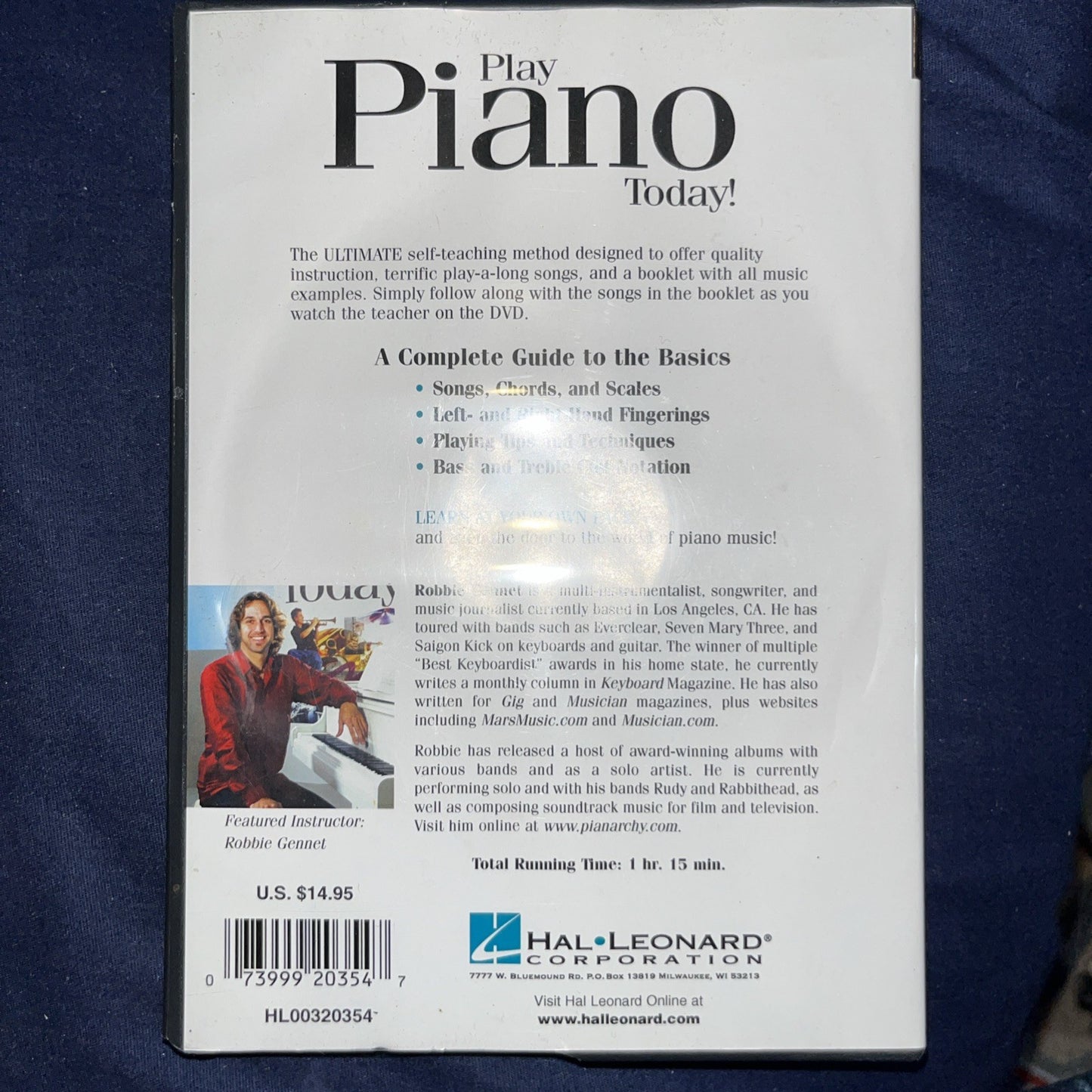 Play Piano Today - The Ultimate Self-Teaching Method (DVD, 2003)