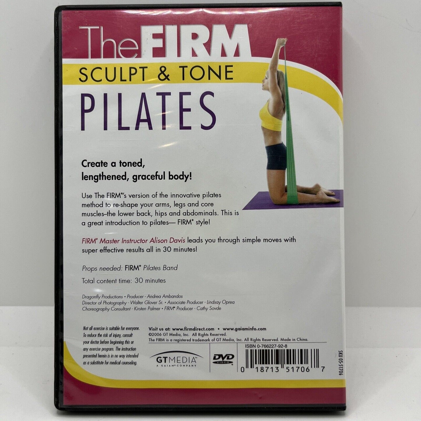 The Firm Sculpt & Tone Pilates DVD
