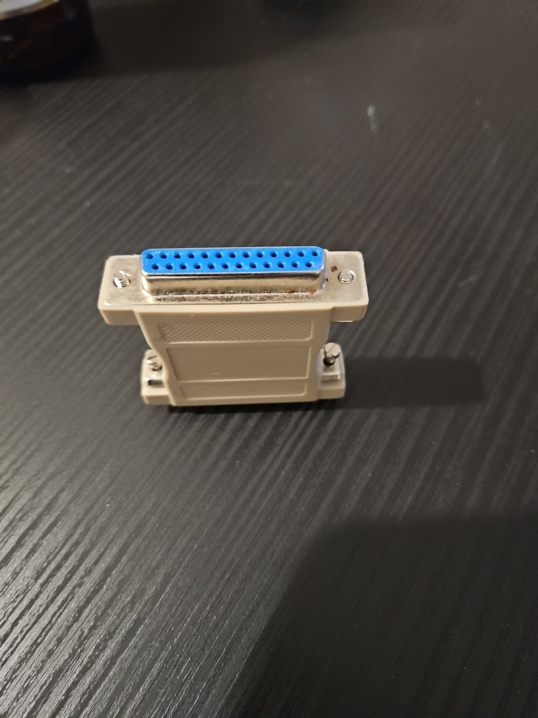 Kentek DB25 25Pin Female to Female Molded Adapter Gender Changer RS-232 Printer