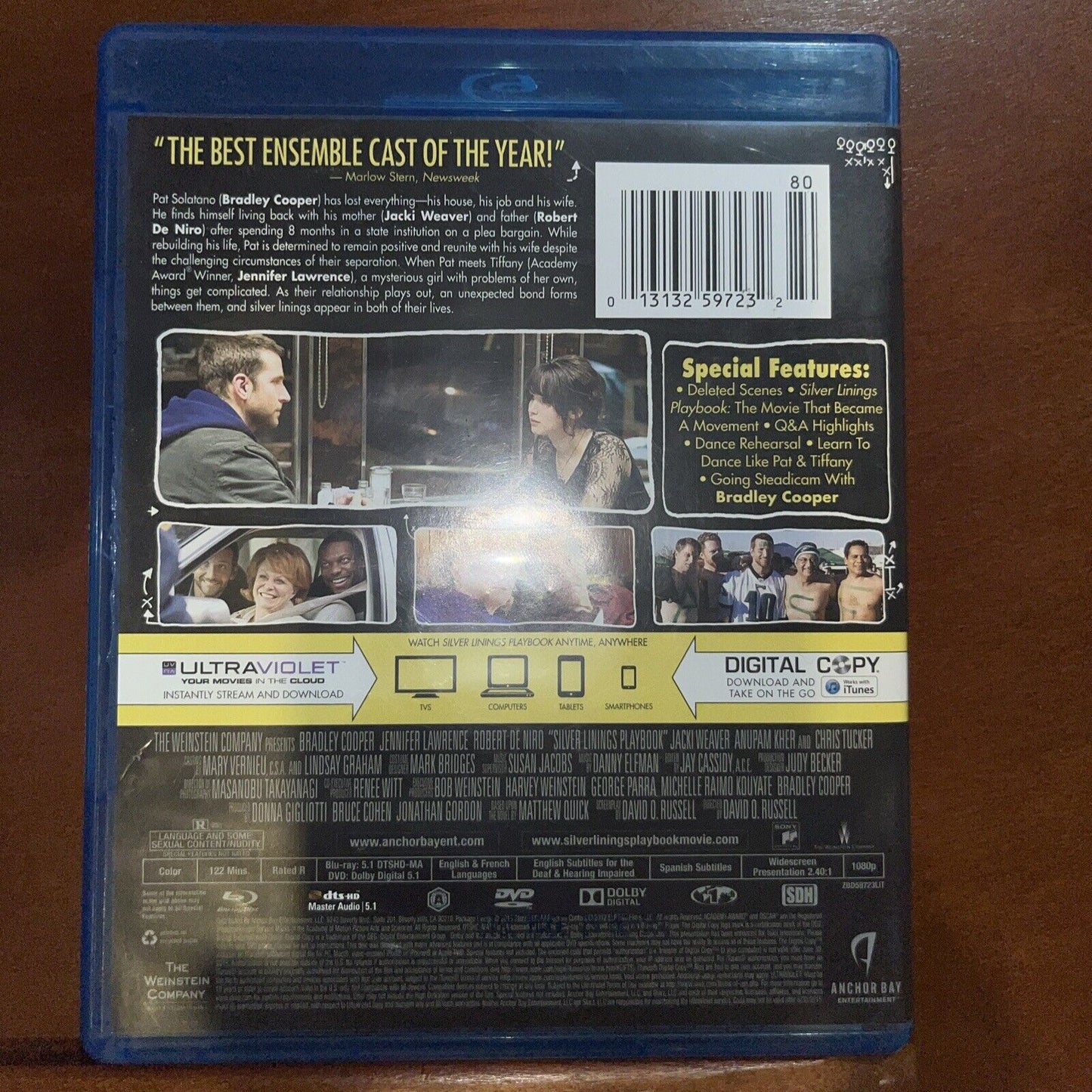 Silver Linings Playbook (Blu-ray, 2012)