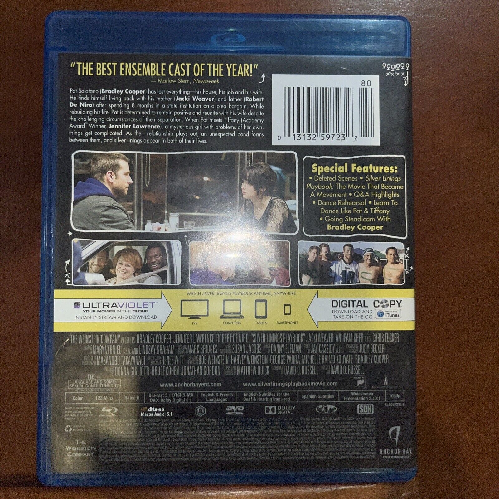 Silver Linings Playbook (Blu-ray, 2012)