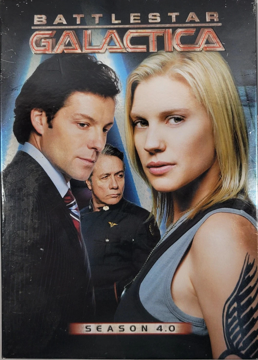 Battlestar Galactica: Season 4.0 (DVD, 2008) Tested.