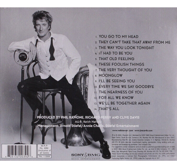 It Had to Be You... The Great American Songbook by Rod Stewart CD 2002 (km)