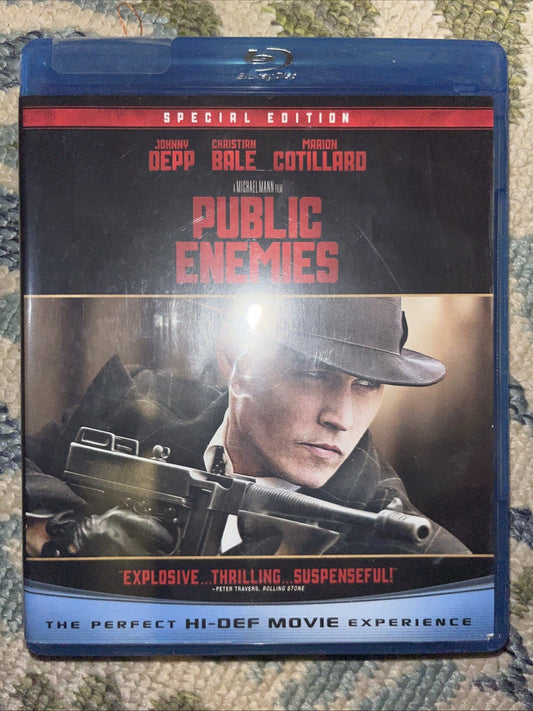 Public Enemies (Blu-ray, 2009) New. No Digital Download
