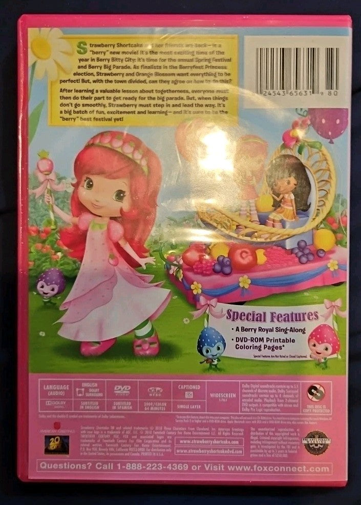Strawberry Shortcake: The Berryfest Princess Movie (DVD, 2010)New Sealed