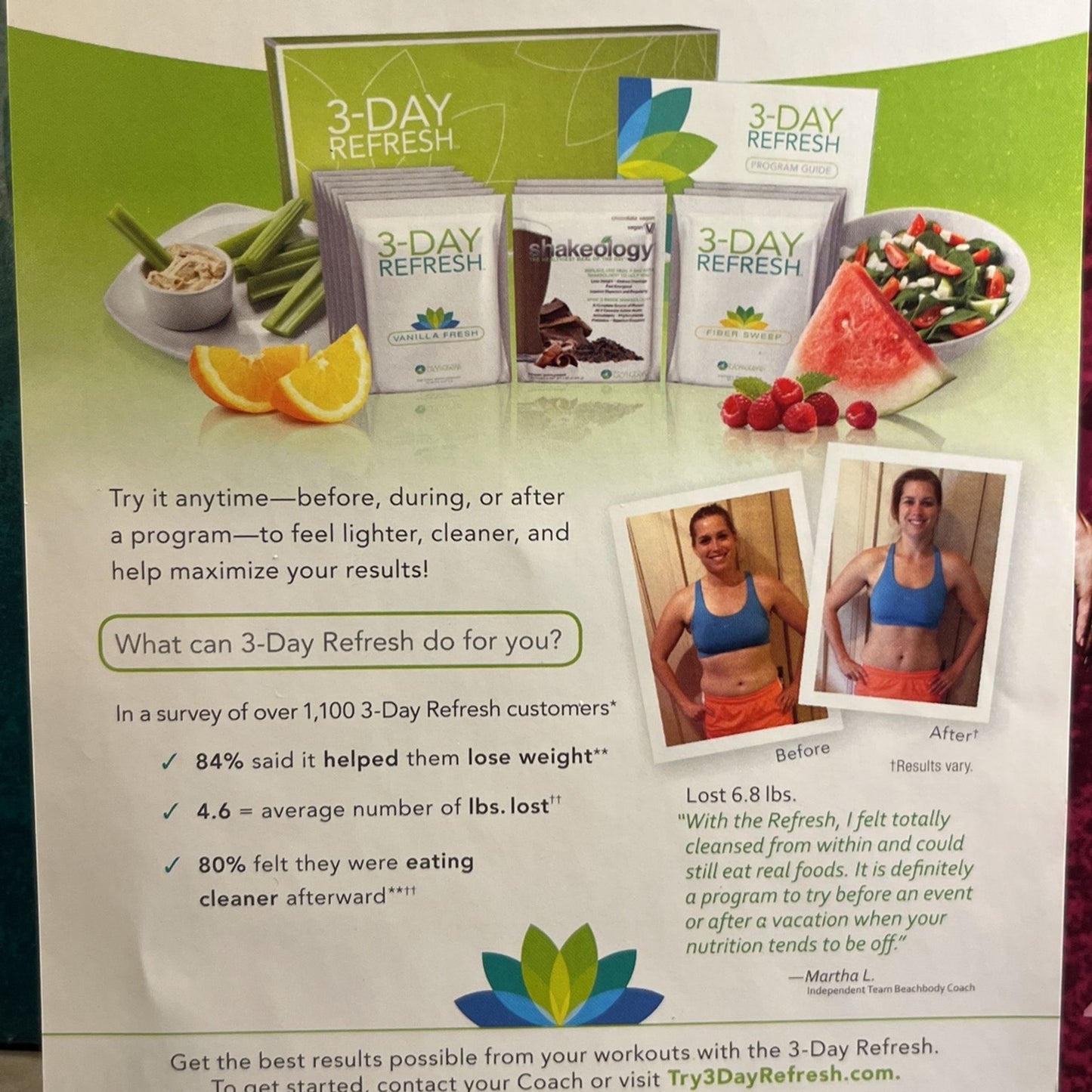 BeachBody - Charlene Johnson's Base Kit PIYO 3 DVD + Booklets + Tape Measure