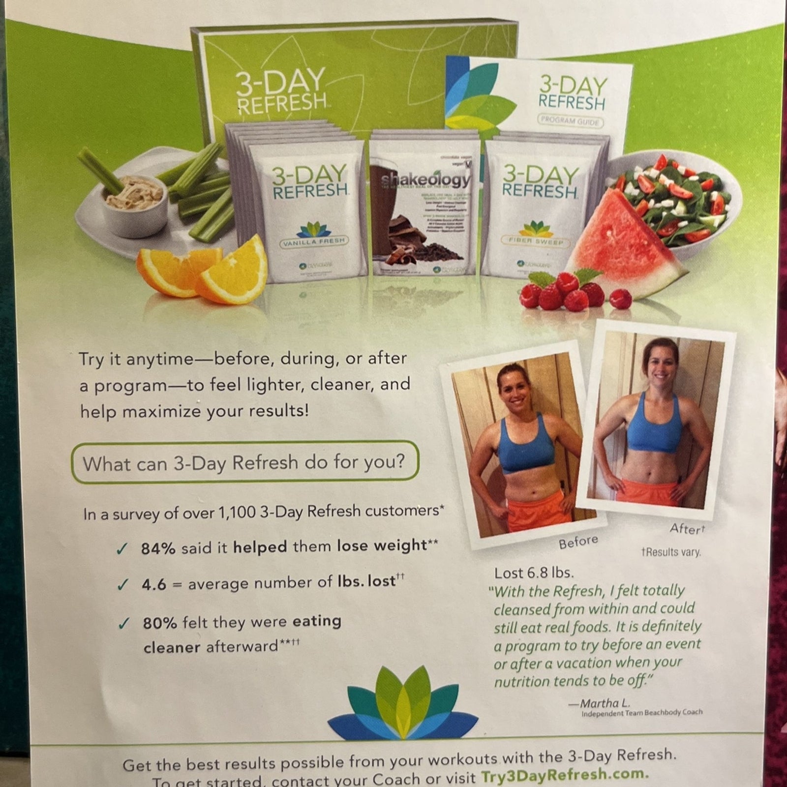 BeachBody - Charlene Johnson's Base Kit PIYO 3 DVD + Booklets + Tape Measure