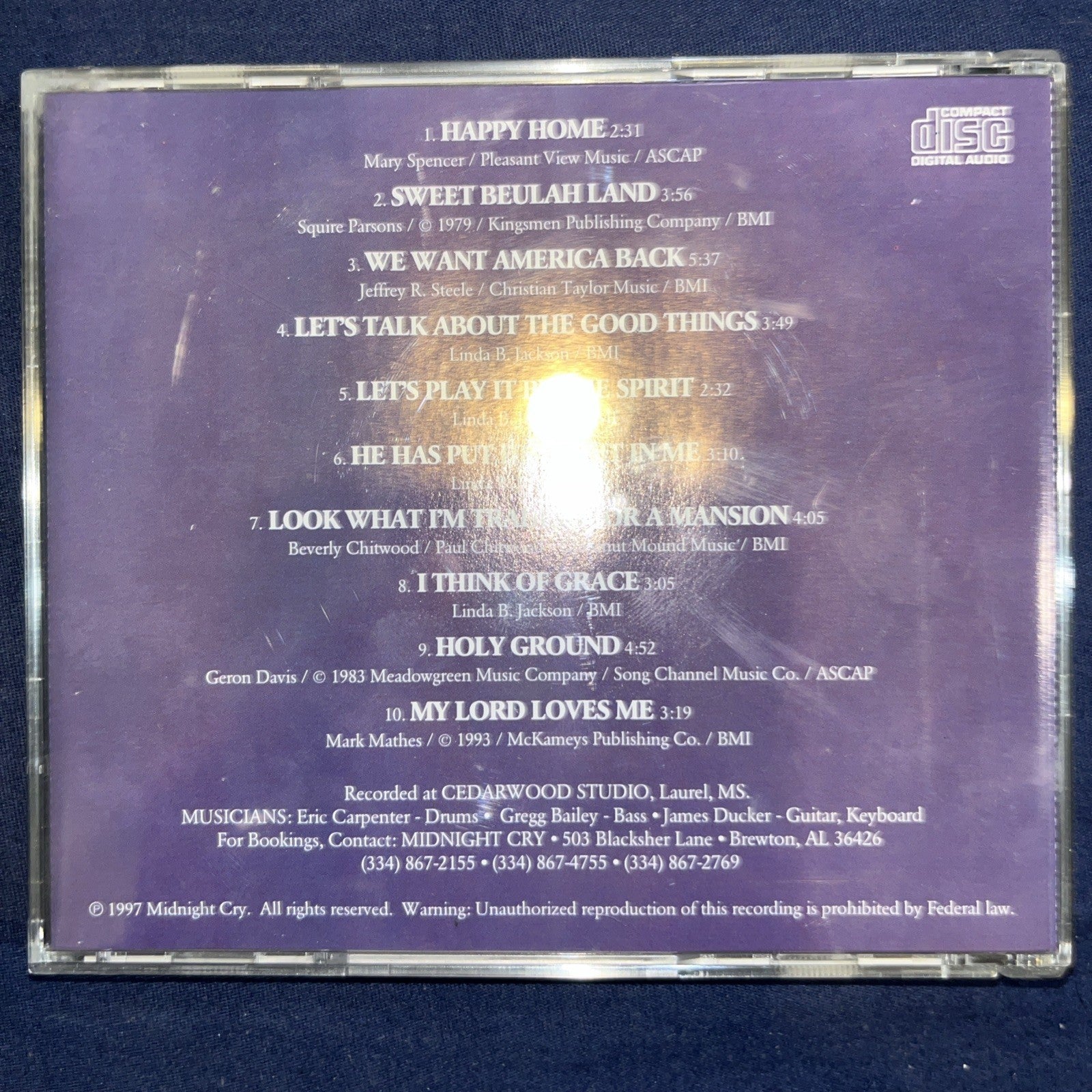 Midnight Cry: Play It By The Spirit (CD)