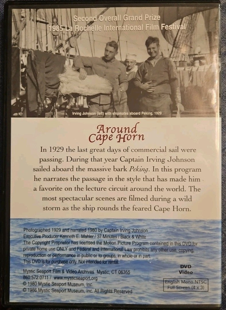 Around Cape Horn Mystic Seaport Museum of America And The Sea DVD