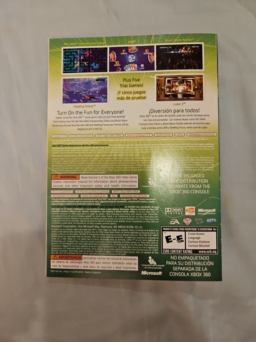 Xbox Live Arcade Compilation Disc (Xbox 360) New case. Tested