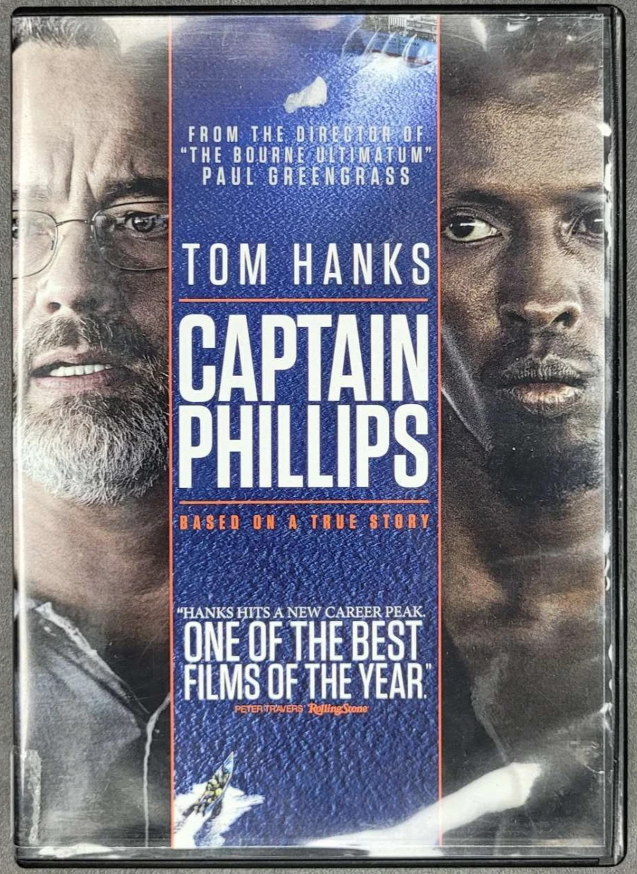Captain Phillips (DVD) No digital copy.  Tested. New case