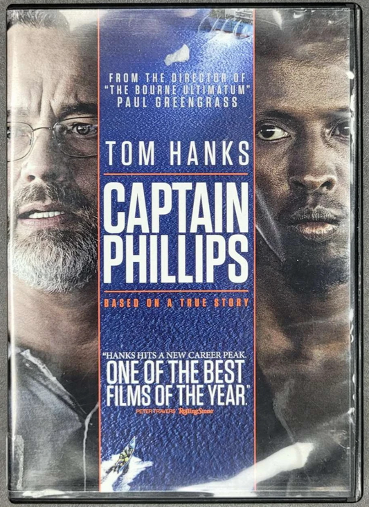 Captain Phillips (DVD) No digital copy.  Tested. New case