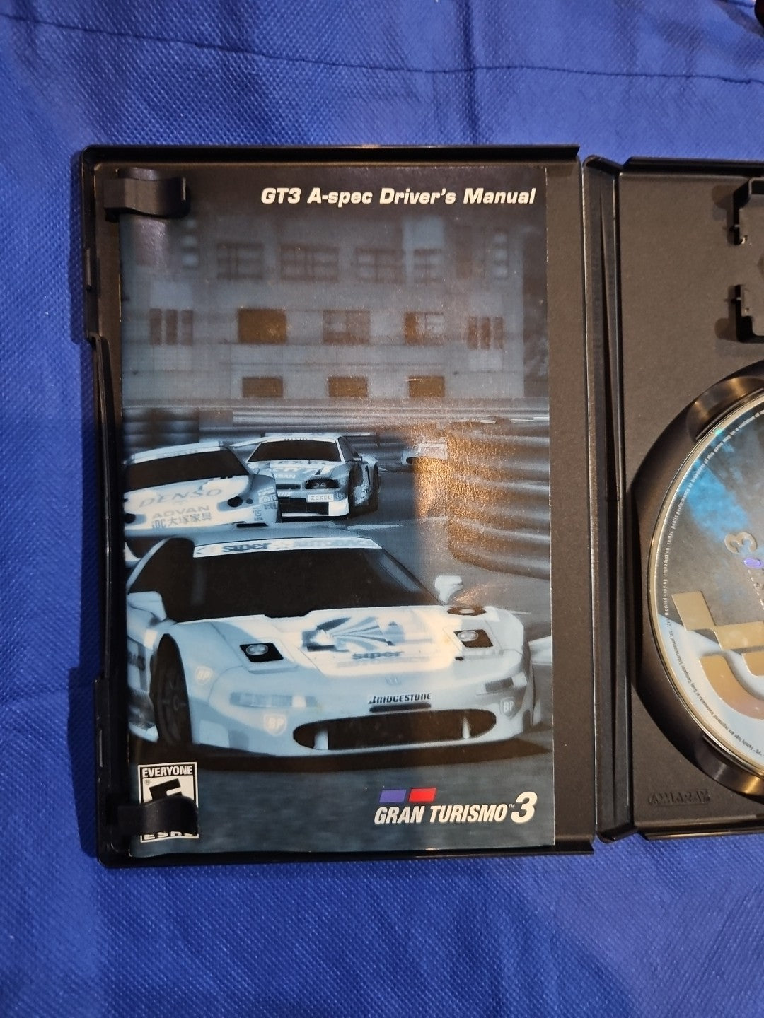 Gran Turismo 3 (PS2) Mint. Tested. w/Manual