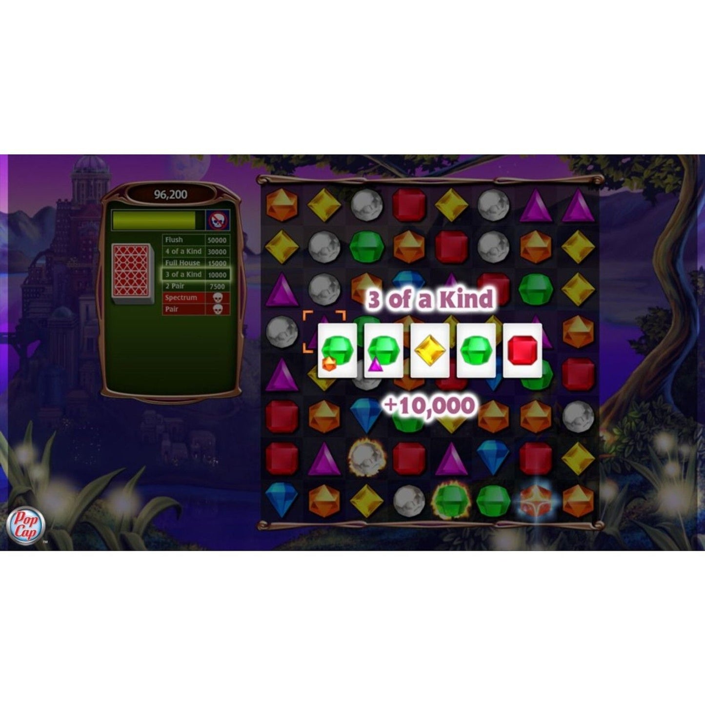 Bejeweled 3 (XBOX 360) TESTED. NOSCRATCHES. NEW CASE. RESEALED.